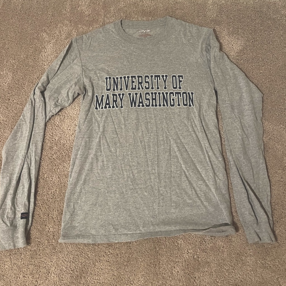 Mary Washington University grey long sleeve size small